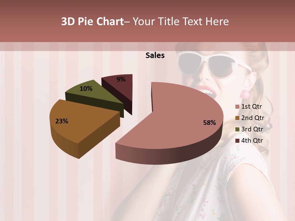 Expressive Pop Sunglasses PowerPoint Template