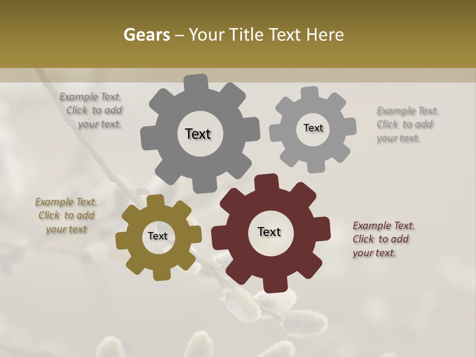 Downy Gemma Sign PowerPoint Template