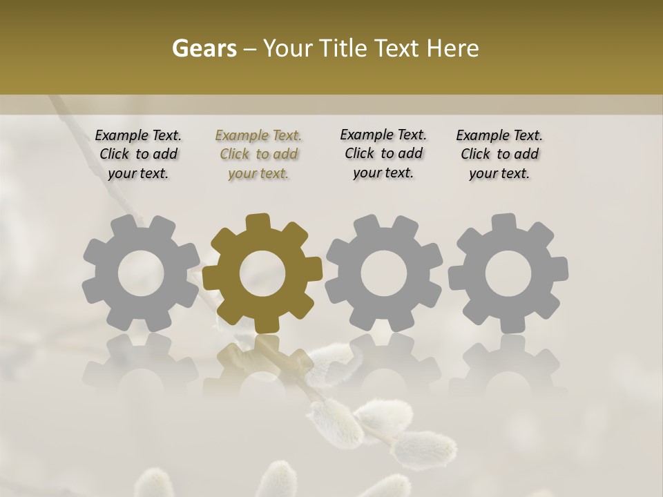 Downy Gemma Sign PowerPoint Template