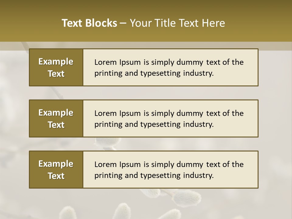Downy Gemma Sign PowerPoint Template