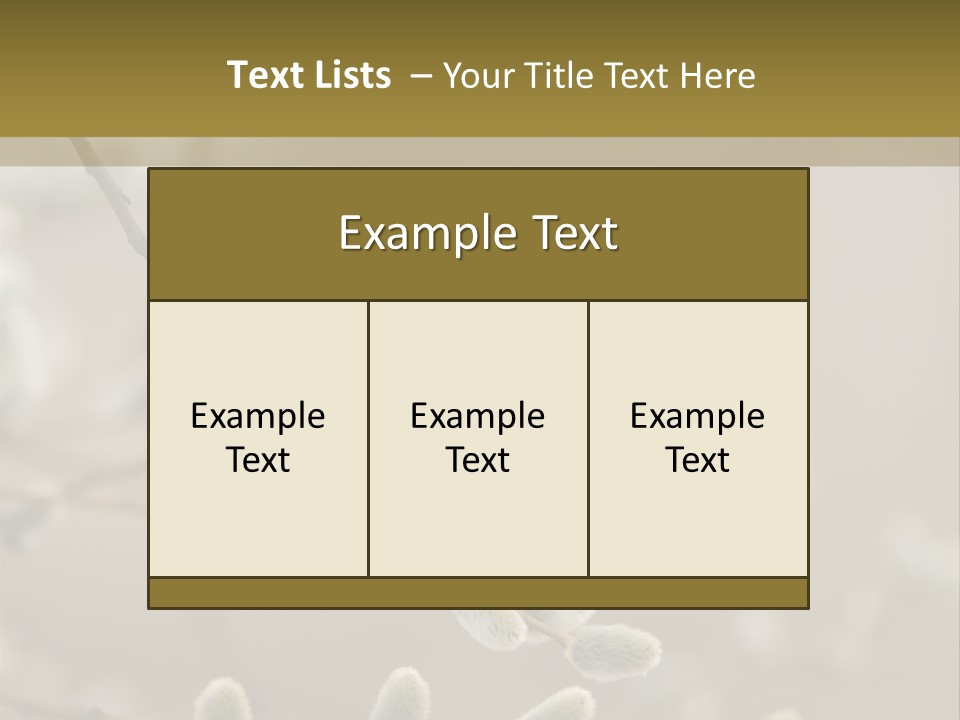 Downy Gemma Sign PowerPoint Template