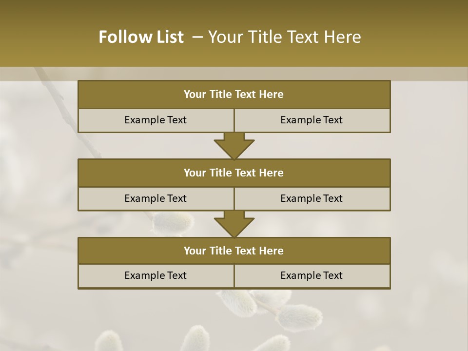Downy Gemma Sign PowerPoint Template