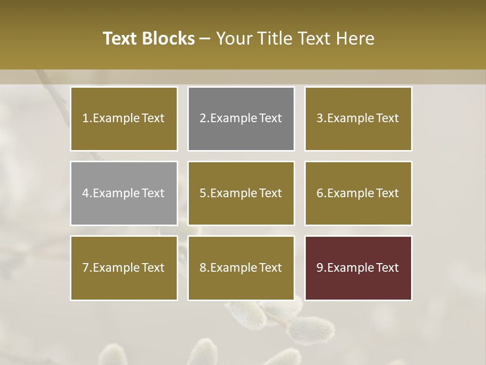 Downy Gemma Sign PowerPoint Template