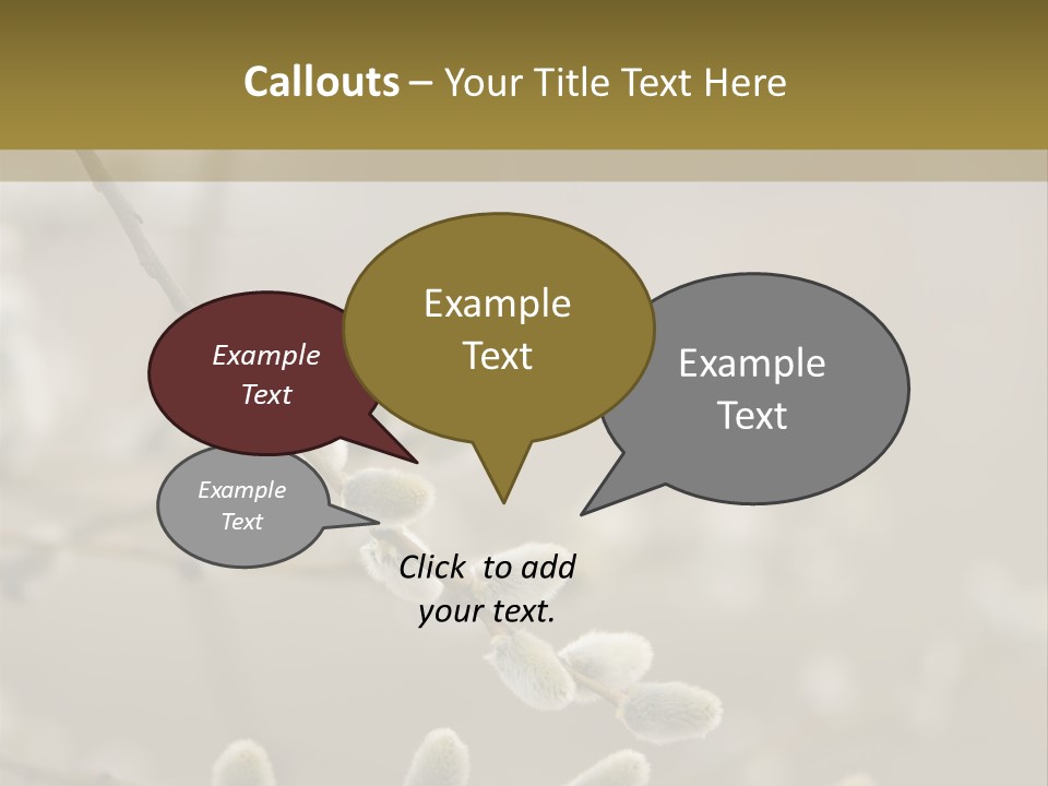 Downy Gemma Sign PowerPoint Template