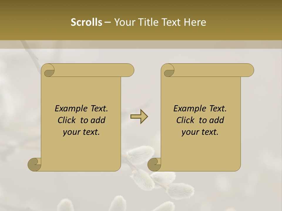 Downy Gemma Sign PowerPoint Template