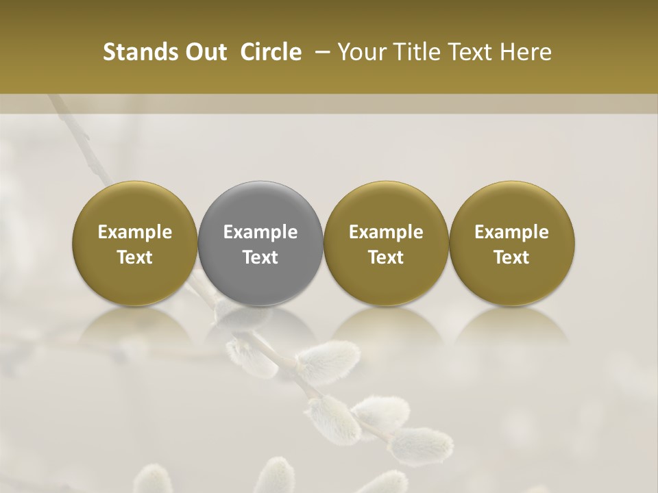 Downy Gemma Sign PowerPoint Template