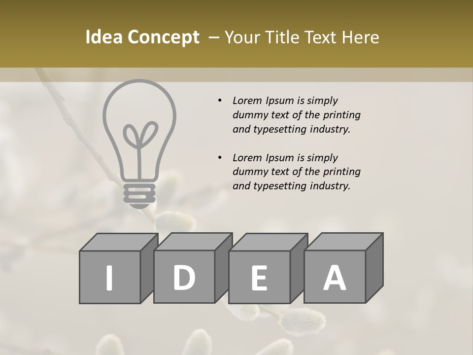 Downy Gemma Sign PowerPoint Template