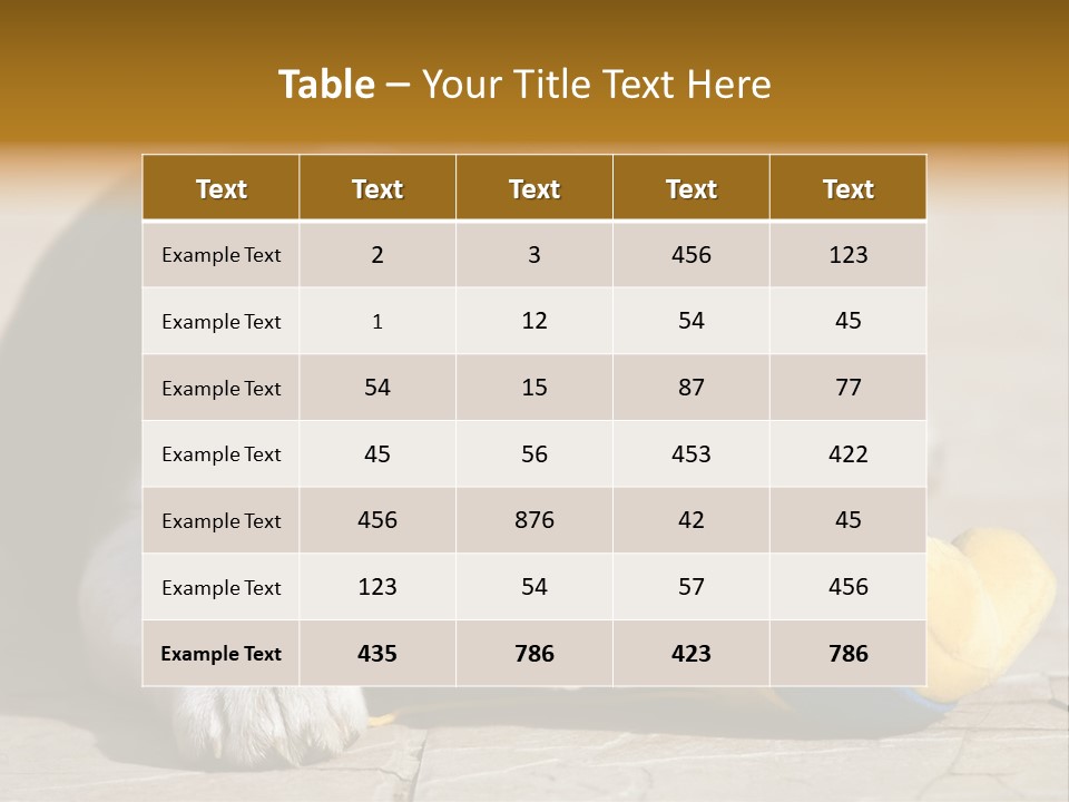 Little Young Purebred PowerPoint Template