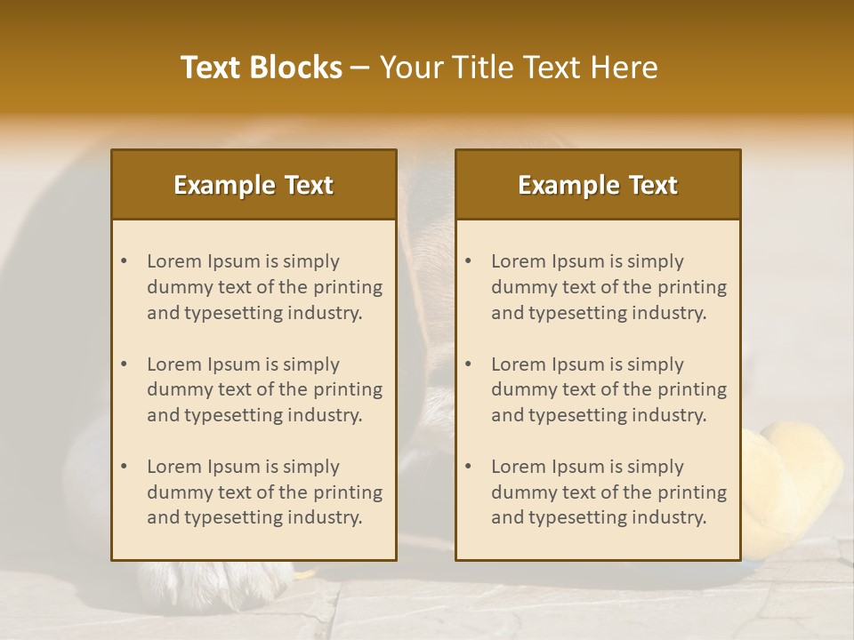 Little Young Purebred PowerPoint Template