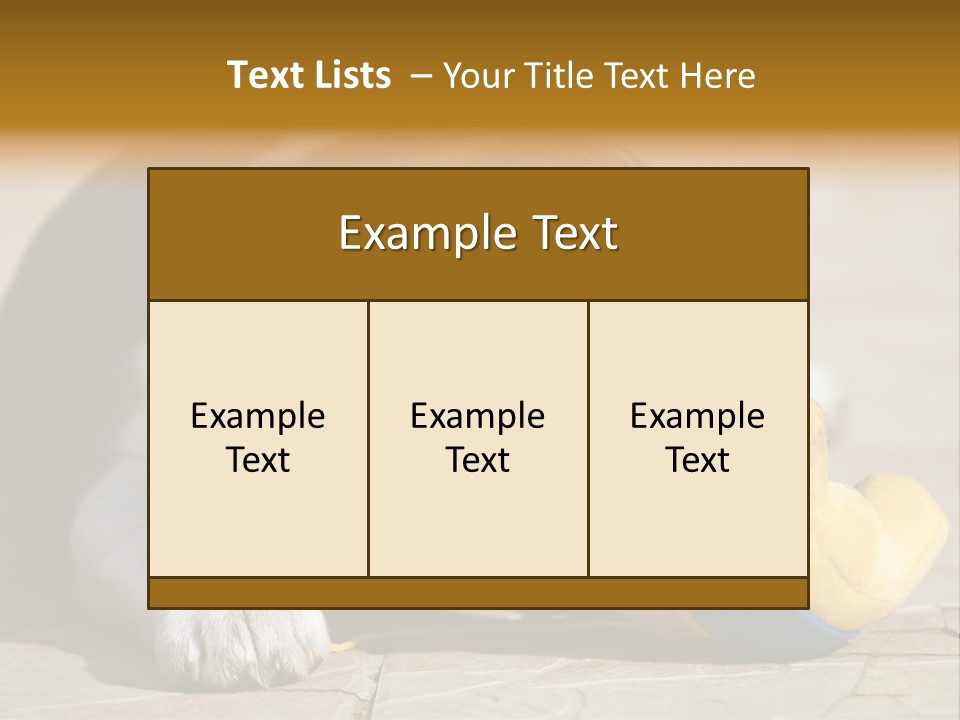 Little Young Purebred PowerPoint Template