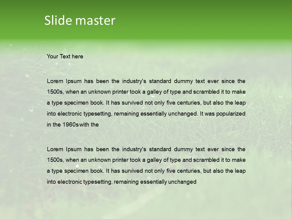 Backdrop Blank Australia PowerPoint Template