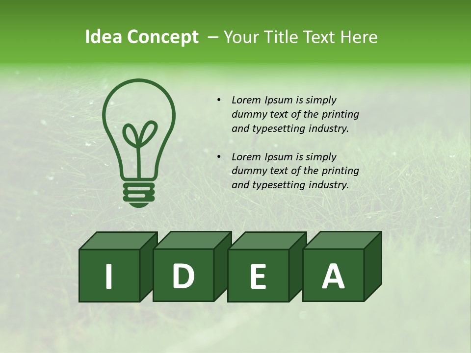 Backdrop Blank Australia PowerPoint Template