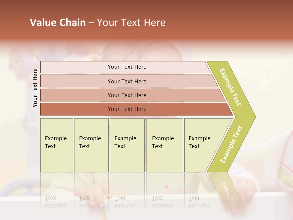A Baby Is Holding A Toothbrush In His Hand PowerPoint Template