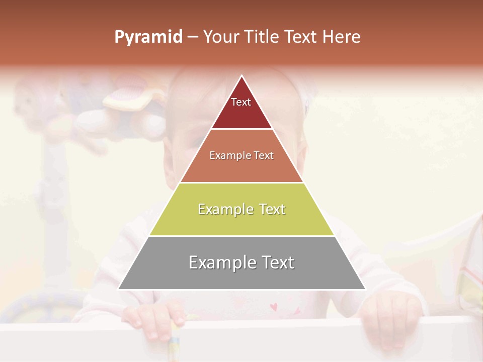 A Baby Is Holding A Toothbrush In His Hand PowerPoint Template