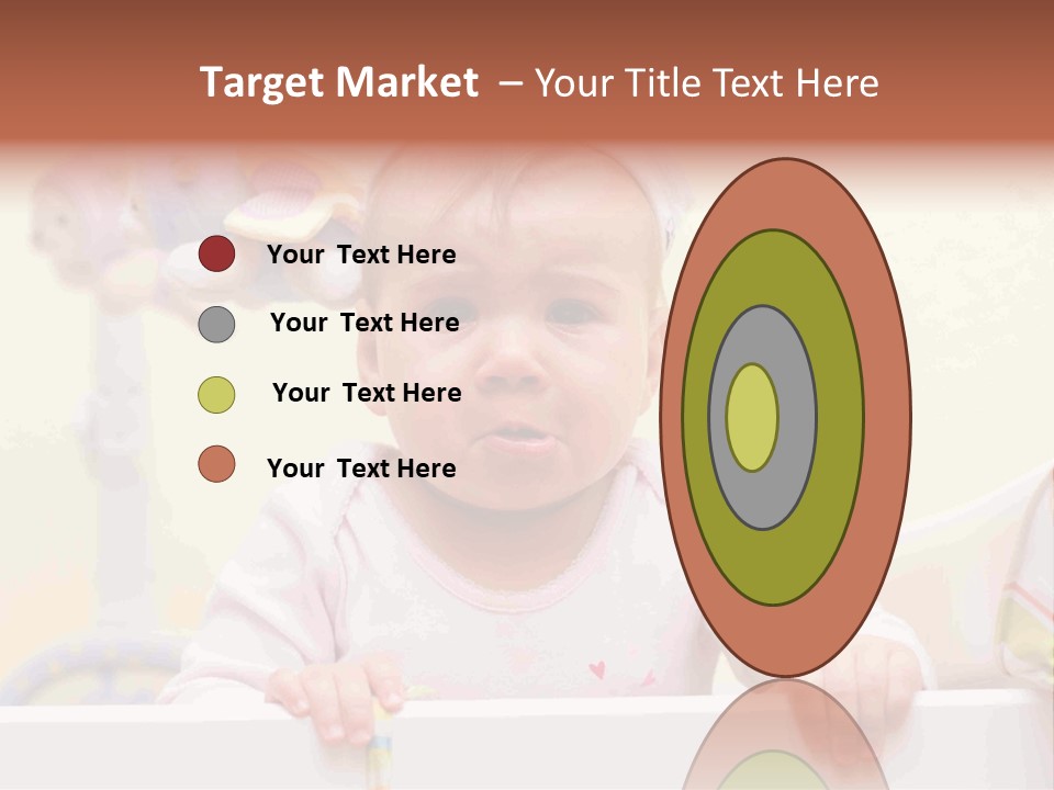 A Baby Is Holding A Toothbrush In His Hand PowerPoint Template