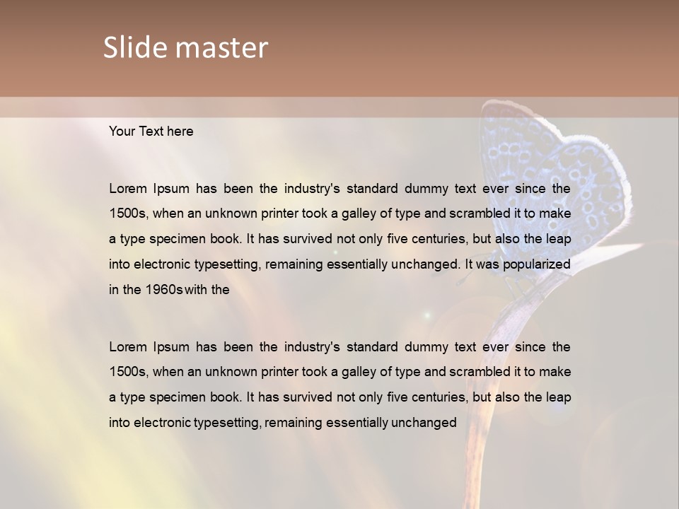 Western Caucasus Lifestyle Resort PowerPoint Template