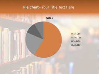 Textbook Shelf Research PowerPoint Template