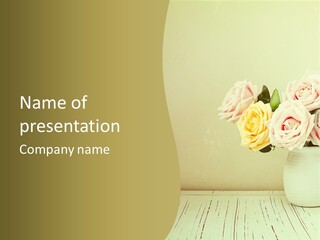 Rose Warm Page PowerPoint Template