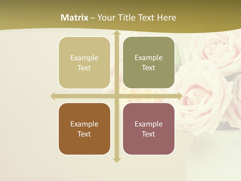 Rose Warm Page PowerPoint Template