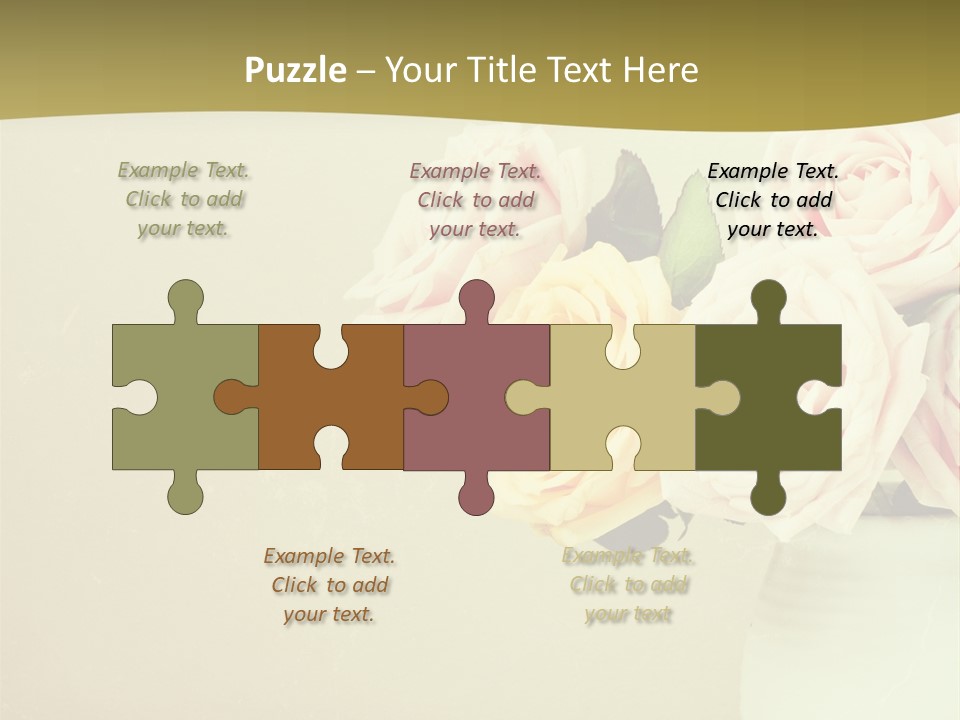 Rose Warm Page PowerPoint Template