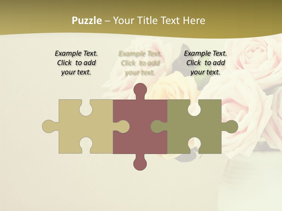 Rose Warm Page PowerPoint Template