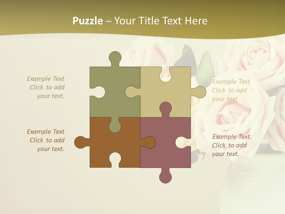 Rose Warm Page PowerPoint Template