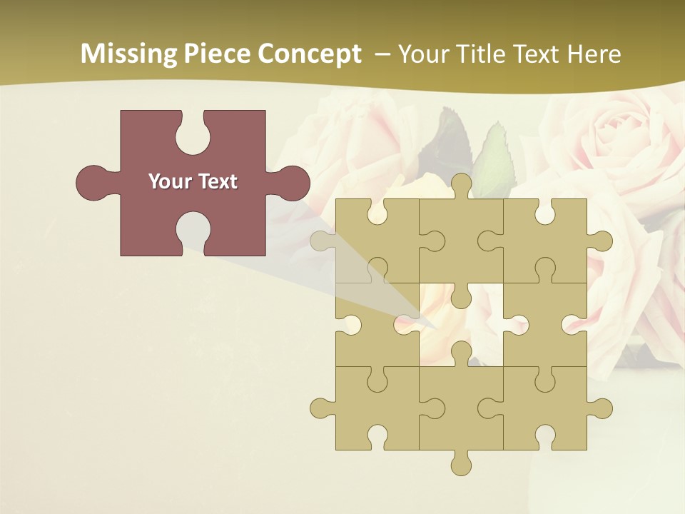 Rose Warm Page PowerPoint Template