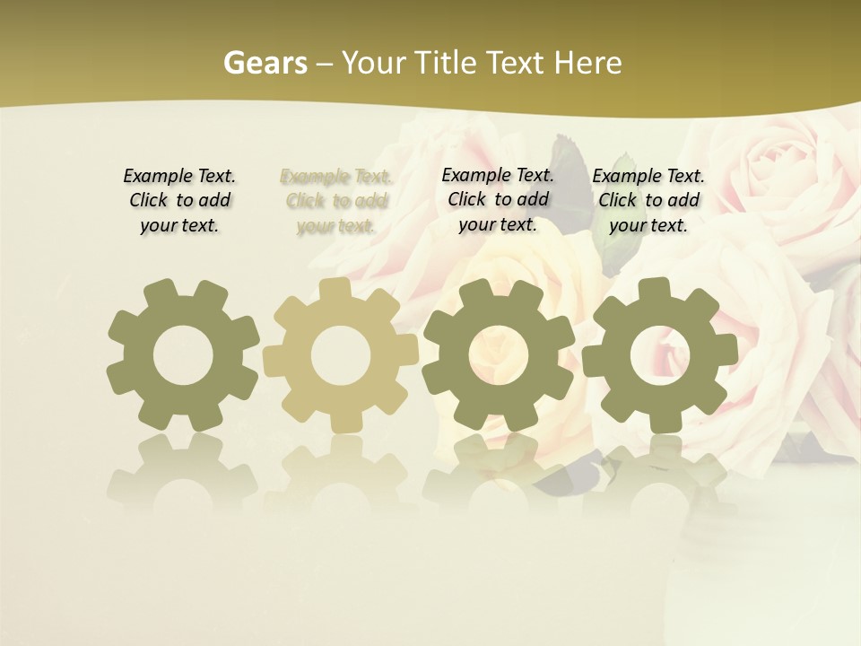 Rose Warm Page PowerPoint Template