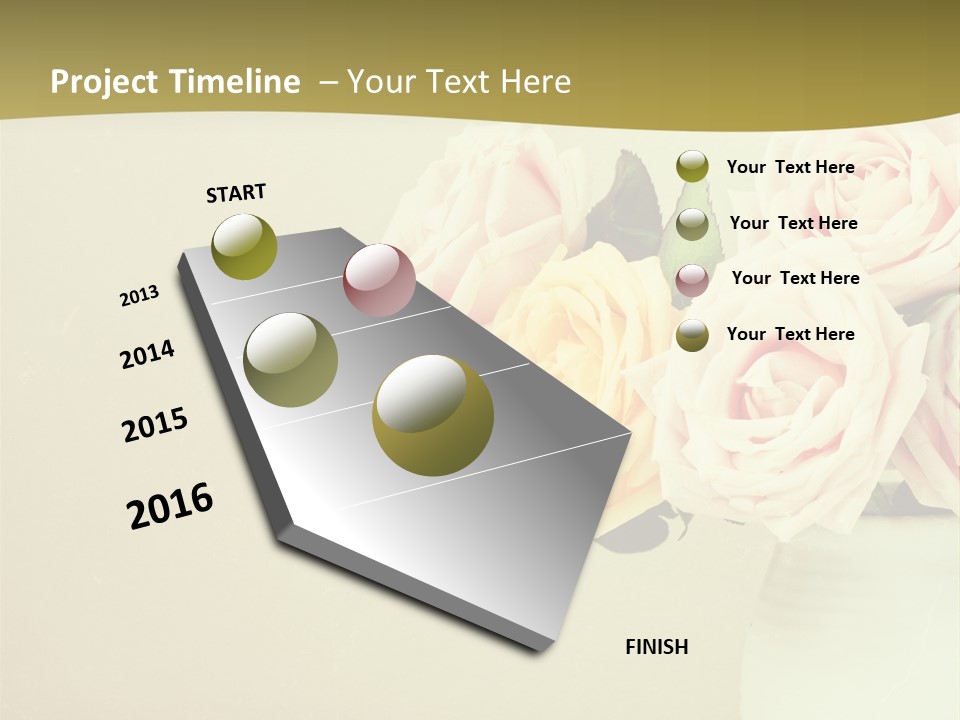 Rose Warm Page PowerPoint Template