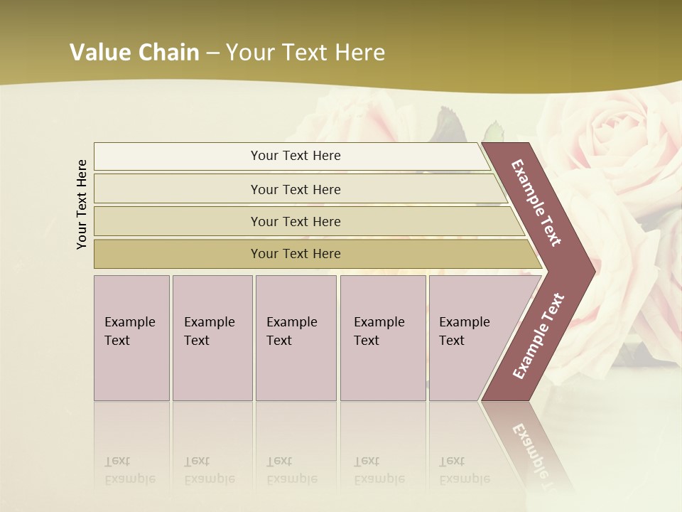 Rose Warm Page PowerPoint Template
