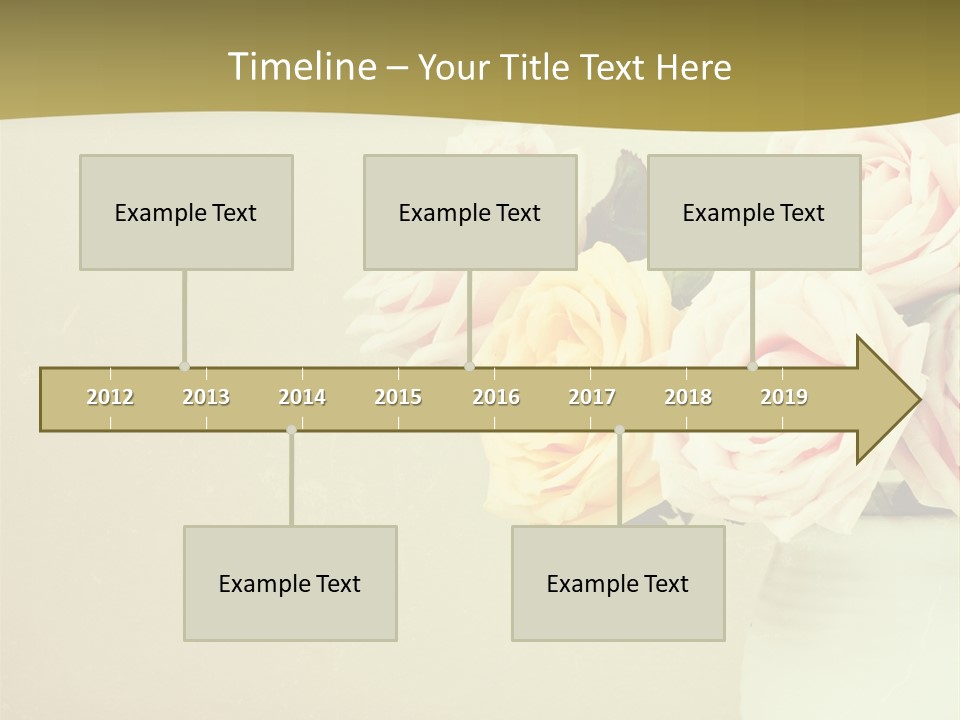 Rose Warm Page PowerPoint Template