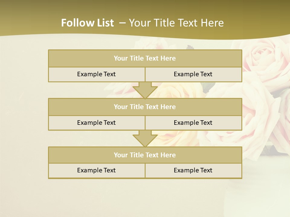 Rose Warm Page PowerPoint Template