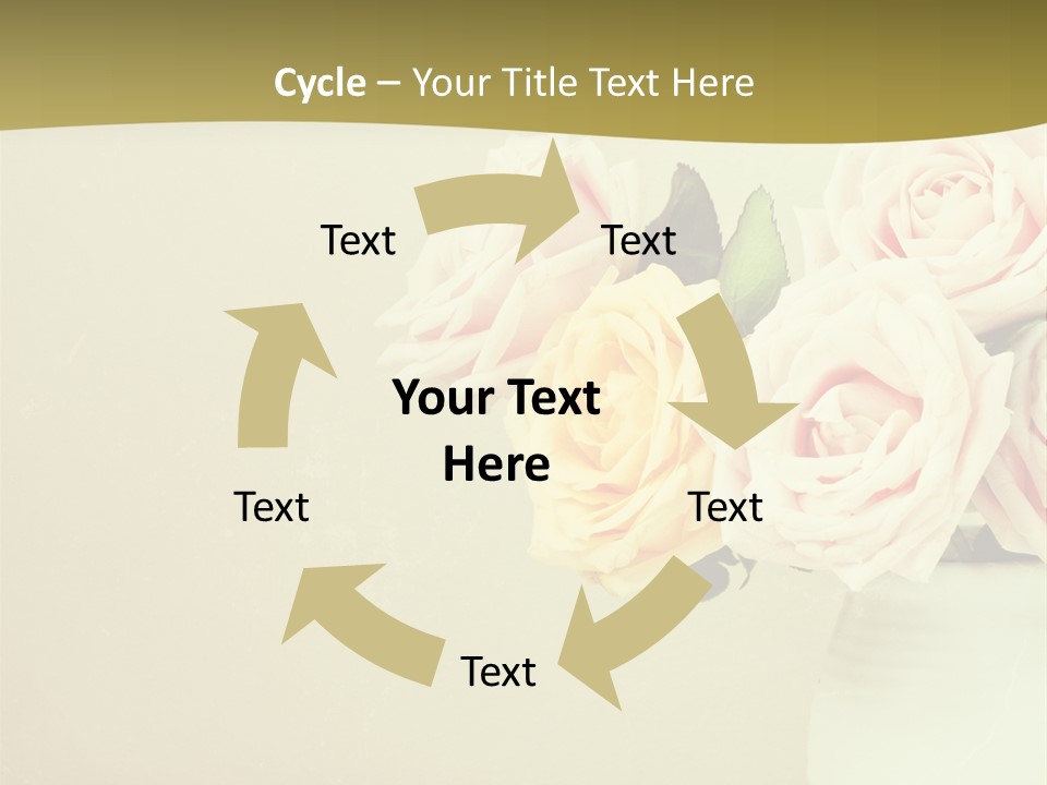 Rose Warm Page PowerPoint Template