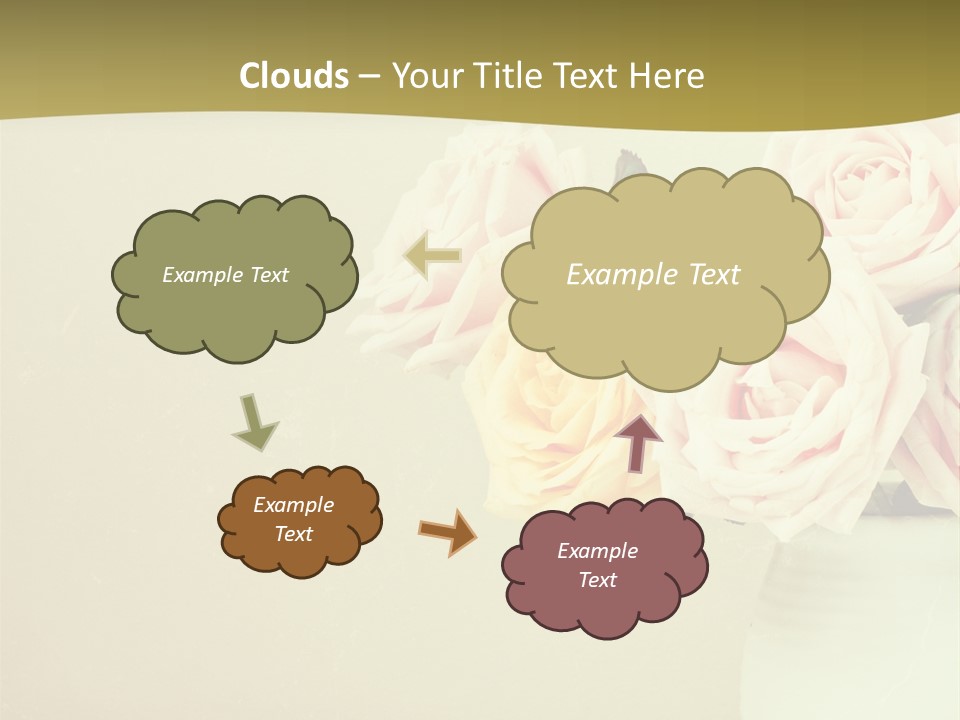 Rose Warm Page PowerPoint Template