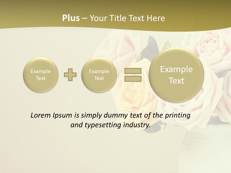 Rose Warm Page PowerPoint Template