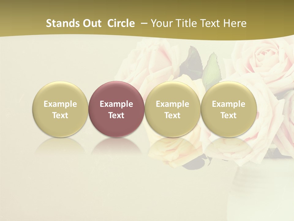 Rose Warm Page PowerPoint Template