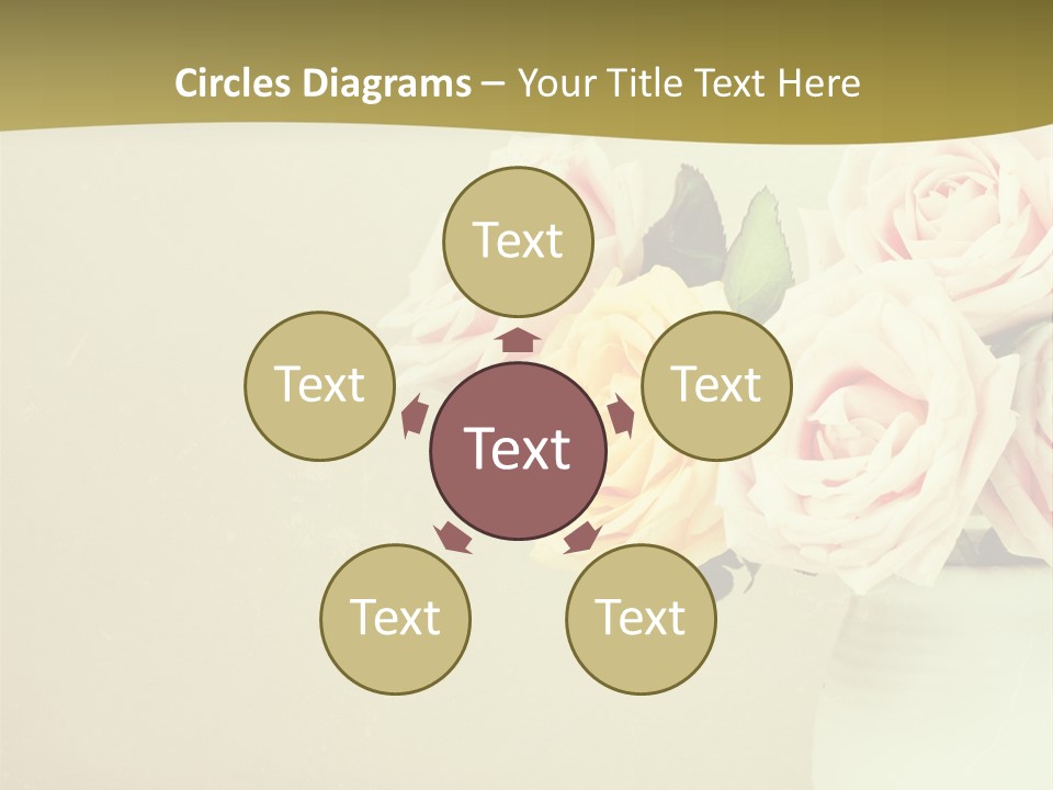 Rose Warm Page PowerPoint Template