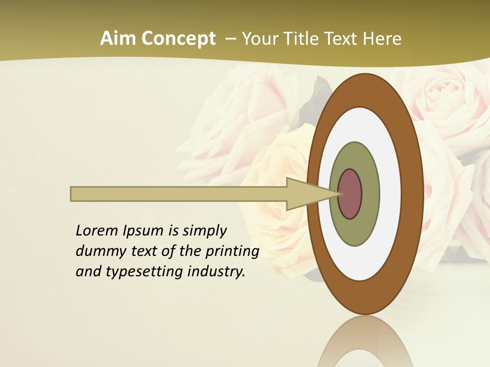 Rose Warm Page PowerPoint Template