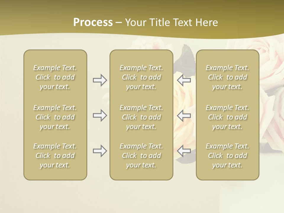 Rose Warm Page PowerPoint Template