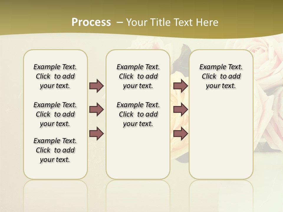 Rose Warm Page PowerPoint Template