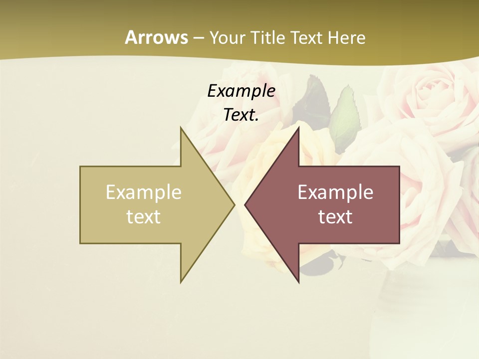 Rose Warm Page PowerPoint Template