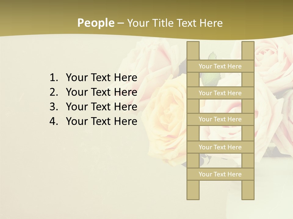Rose Warm Page PowerPoint Template