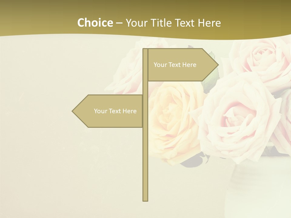 Rose Warm Page PowerPoint Template