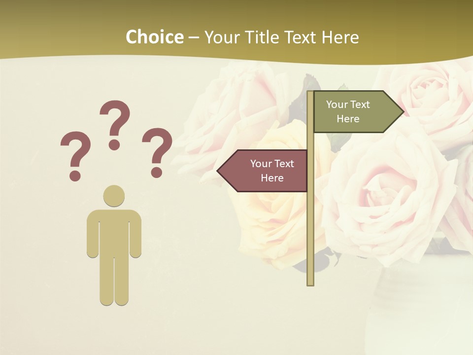 Rose Warm Page PowerPoint Template