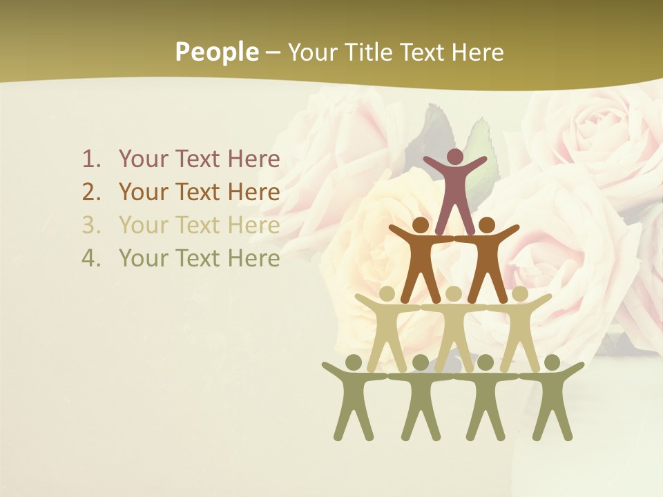 Rose Warm Page PowerPoint Template