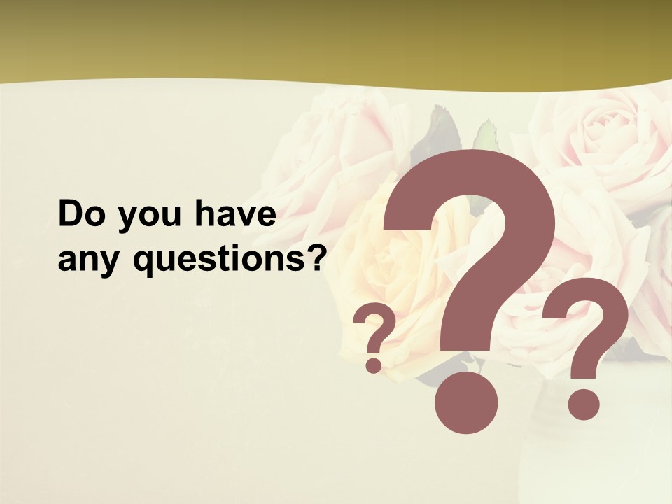 Rose Warm Page PowerPoint Template