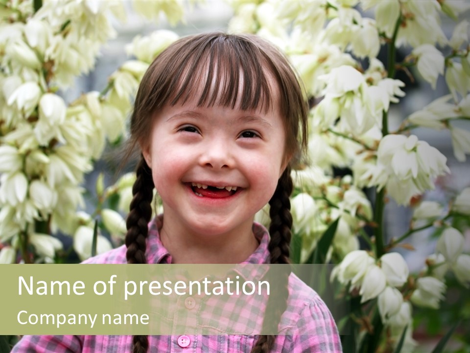 Beautiful Smiley Head PowerPoint Template