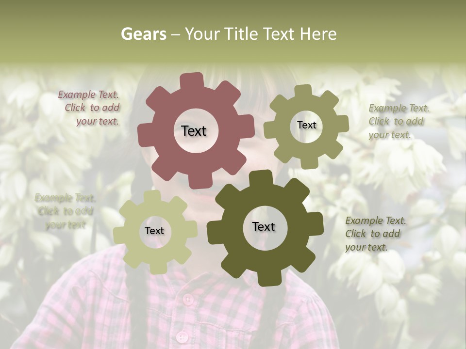 Beautiful Smiley Head PowerPoint Template