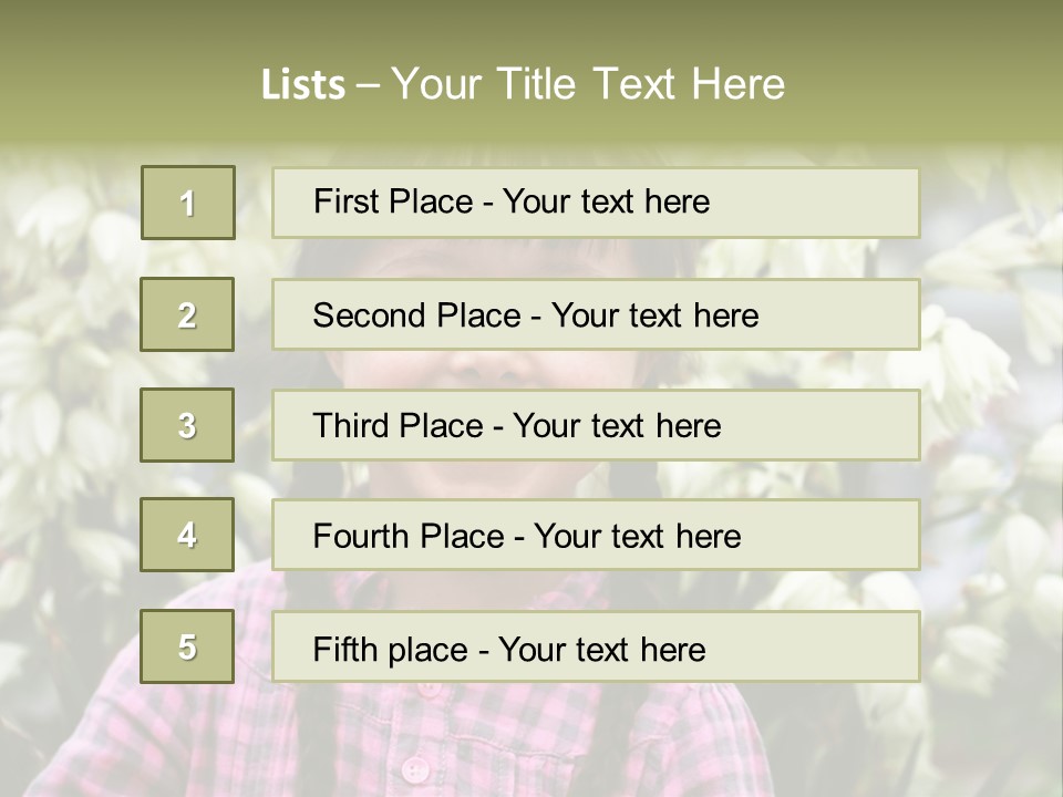Beautiful Smiley Head PowerPoint Template