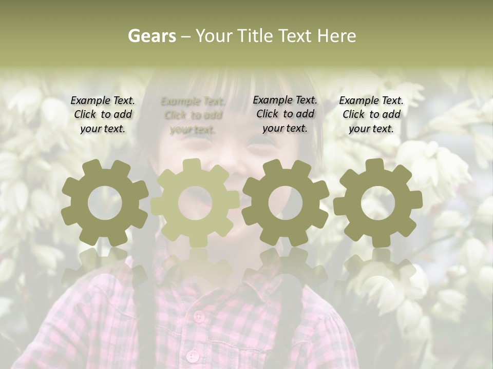 Beautiful Smiley Head PowerPoint Template